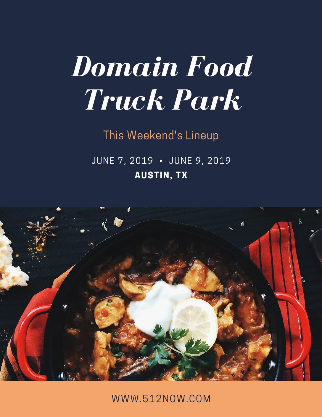 Domain Food Truck Park | This Weekend’s Lineup | June 7th-9th, 2019